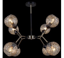 Люстра на штанге ILLUMICO  IL0268-8PSQ-79 BK AB