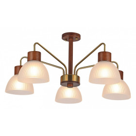 Люстра на штанге ILLUMICO  IL0286-5C-79 BR