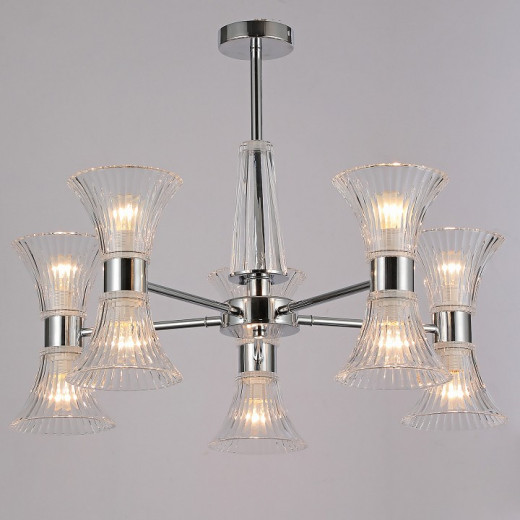 Люстра на штанге ILLUMICO  IL0288-10P-79 CR