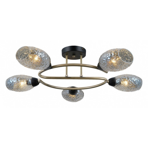 Потолочная люстра ILLUMICO  IL0300-5CSQ-79 BK AB