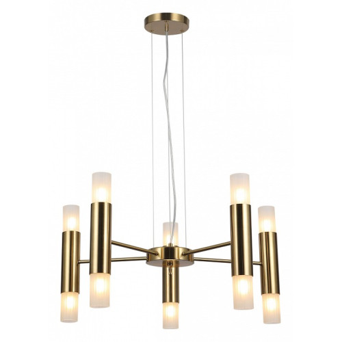 Подвесная люстра ILLUMICO BRASS IL0314-10P-79 BRASS