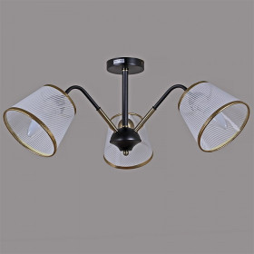 Люстра на штанге ILLUMICO  IL0344-3CSQ-79 BK AB