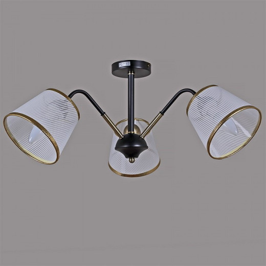 Люстра на штанге ILLUMICO  IL0344-3CSQ-79 BK AB