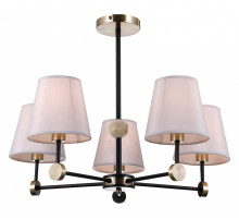 Люстра на штанге ILLUMICO CASTOR IL0394-5CSQ-24 BK AB CASTOR