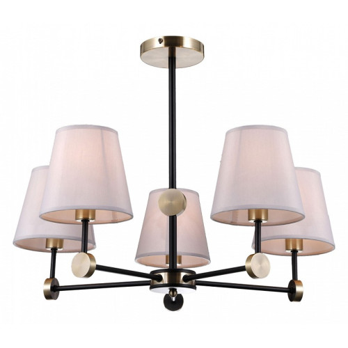 Люстра на штанге ILLUMICO CASTOR IL0394-5CSQ-24 BK AB CASTOR