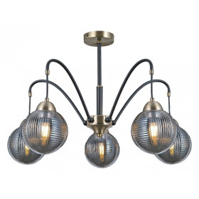 Люстра на штанге ILLUMICO  IL0433-5PSQ-79 BK AB
