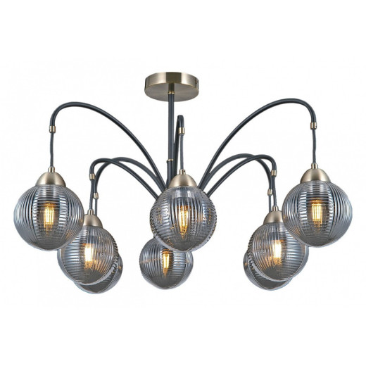 Люстра на штанге ILLUMICO  IL0433-8PSQ-79 BK AB