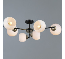 Люстра на штанге ILLUMICO LIBRA IL0469-6CSQ-24 BK AB LIBRA