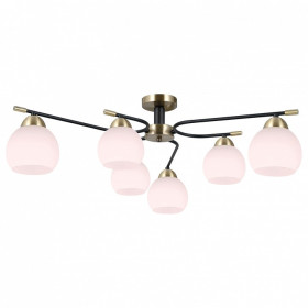 Потолочная люстра ILLUMICO LIBRA IL0638-6CSQ-24 AB BK LIBRA