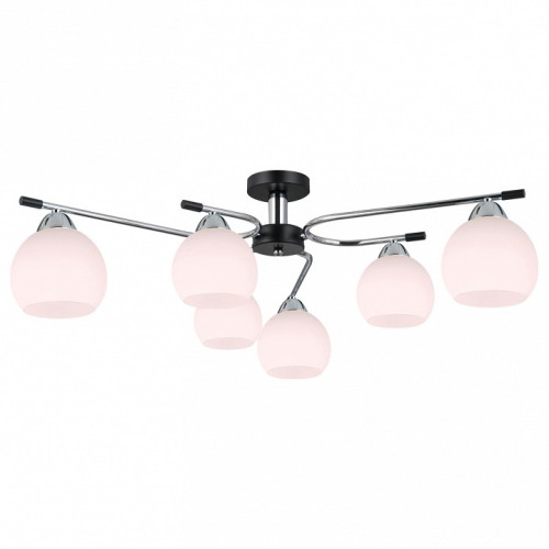 Потолочная люстра ILLUMICO LIBRA IL0638-6CSQ-24 CR BK LIBRA