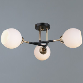 Люстра на штанге ILLUMICO LIBRA IL0689-3CSQ-24 BK FGD LIBRA