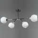 Люстра на штанге ILLUMICO LIBRA IL0715-4CSQ-24 BK CR LIBRA