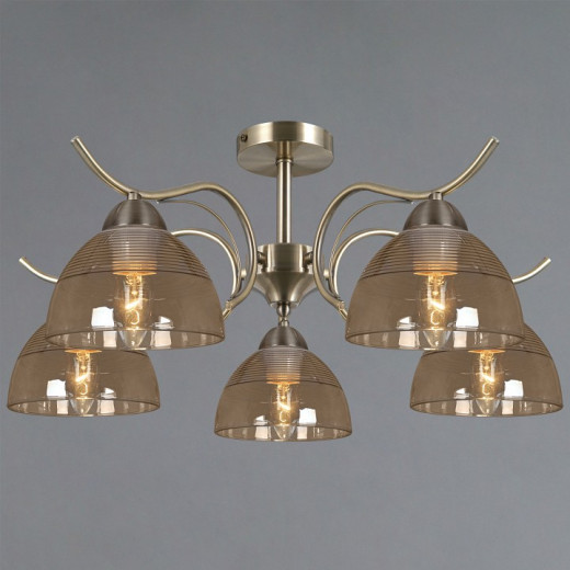 Люстра на штанге ILLUMICO AREZZO IL0733-5CSQ-25 AB AREZZO