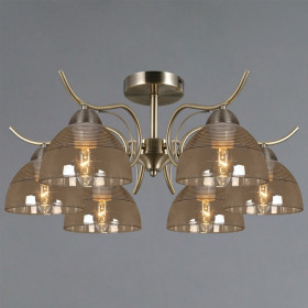 Люстра на штанге ILLUMICO AREZZO IL0733-6CSQ-25 AB AREZZO