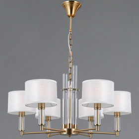 Подвесная люстра ILLUMICO GENOA IL0755-6PSQ-25 BRASS GENOA