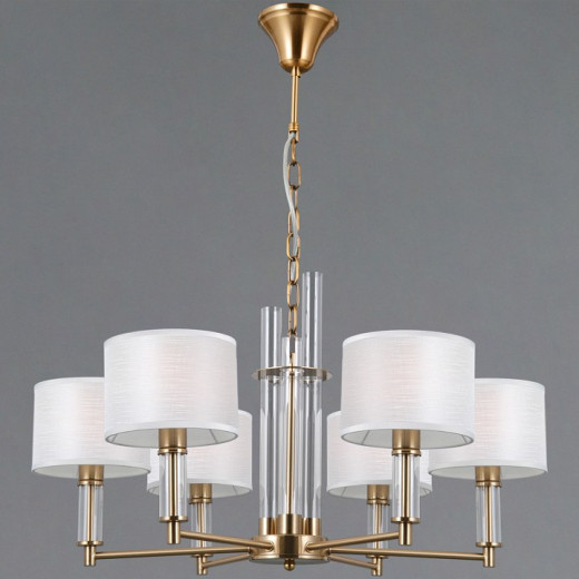 Подвесная люстра ILLUMICO GENOA IL0755-6PSQ-25 BRASS GENOA