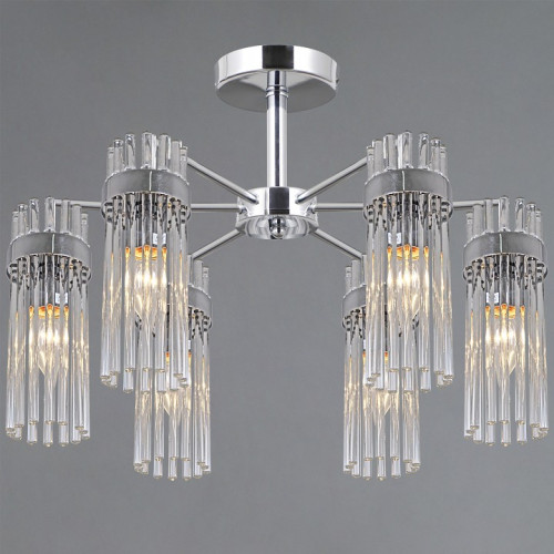 Люстра на штанге ILLUMICO GENOA IL0761-6CSQ-25 CR GENOA