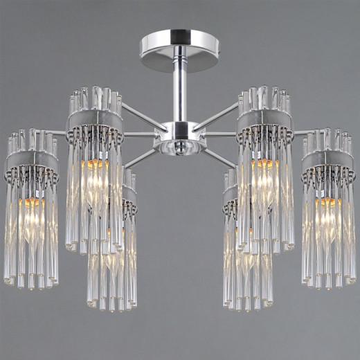 Люстра на штанге ILLUMICO GENOA IL0761-6CSQ-25 CR GENOA