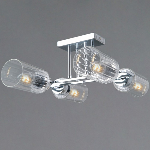 Люстра на штанге ILLUMICO NAPLES IL0780-4CSQ-25 CR NAPLES