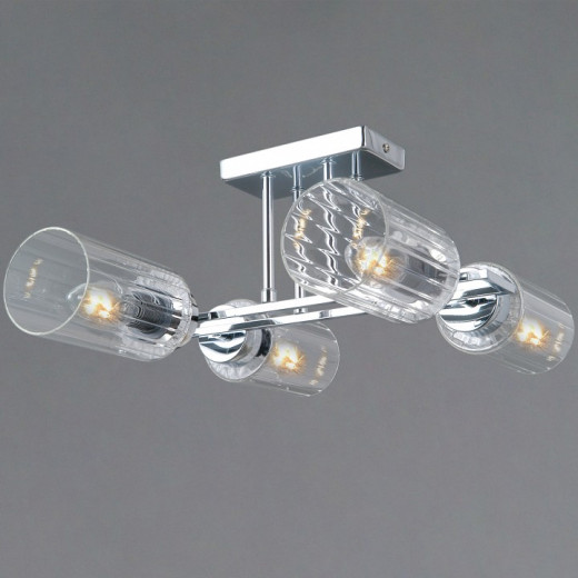 Люстра на штанге ILLUMICO NAPLES IL0780-4CSQ-25 CR NAPLES