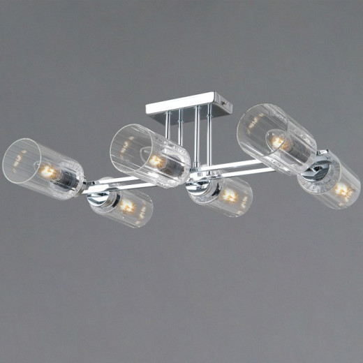 Люстра на штанге ILLUMICO NAPLES IL0780-6CSQ-25 CR NAPLES