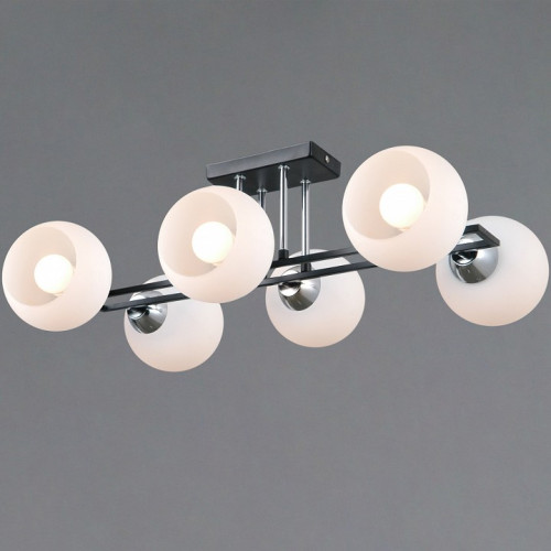 Потолочная люстра ILLUMICO TRENTO IL0791-6CSQ-25 BK CR TRENTO