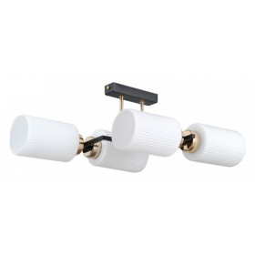 Потолочная люстра ILLUMICO NAPLES IL0809-4ASQ-25 BK AB NAPLES