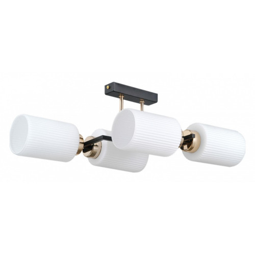 Потолочная люстра ILLUMICO NAPLES IL0809-4ASQ-25 BK AB NAPLES