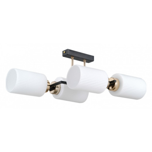 Потолочная люстра ILLUMICO NAPLES IL0809-4ASQ-25 BK AB NAPLES