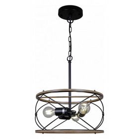 Подвесная люстра ILLUMICO WOOD IL1008-3P-05 BK WOOD