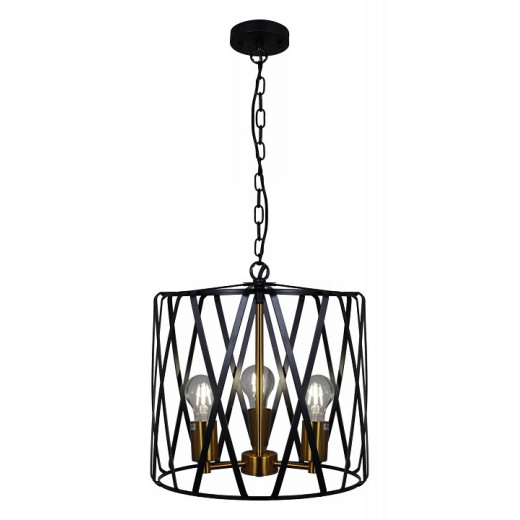 Подвесной светильник ILLUMICO  IL1023-3PB-05 BK GD