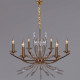 Подвесная люстра ILLUMICO  IL2307-6POR-39 GD