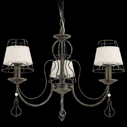 Подвесная люстра ILLUMICO  IL2353-3PB-26 BK GD