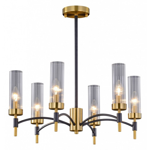Люстра на штанге ILLUMICO BRASS TUBO IL5177-6PLS-29 BRASS TUBO