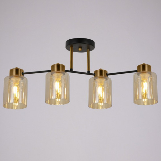 Светильник на штанге ILLUMICO Qui IL6111-4COU-79 BK GD Qui