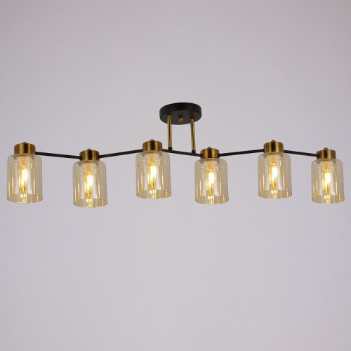 Светильник на штанге ILLUMICO Qui IL6111-6COU-79 BK GD Qui