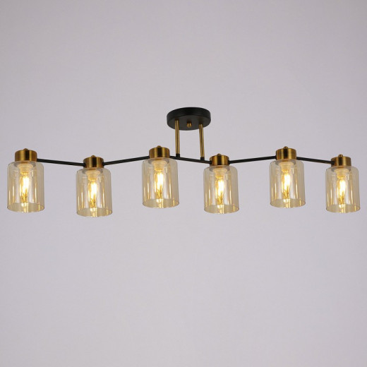 Светильник на штанге ILLUMICO Qui IL6111-6COU-79 BK GD Qui