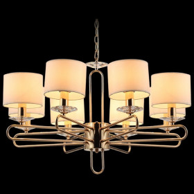 Подвесная люстра ILLUMICO  IL6196-8P-17 GD