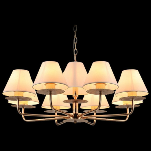 Подвесная люстра ILLUMICO  IL6197-9P-17 GD