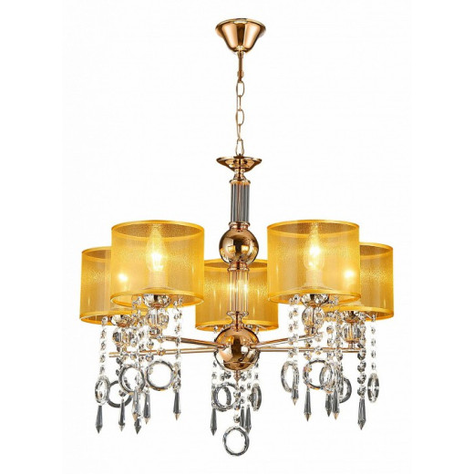 Подвесная люстра ILLUMICO  IL6219-5P-27 GD