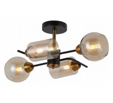 Люстра на штанге ILLUMICO  IL8243-4COU-79 BK BR