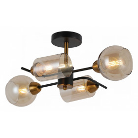 Люстра на штанге ILLUMICO  IL8243-4COU-79 BK BR