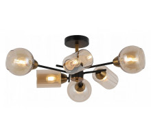 Люстра на штанге ILLUMICO  IL8243-6COU-79 BK GD