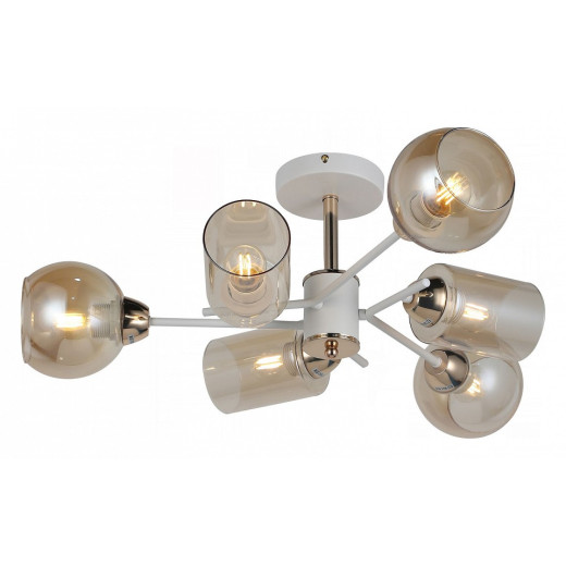 Люстра на штанге ILLUMICO  IL8243-6COU-79 WH GD