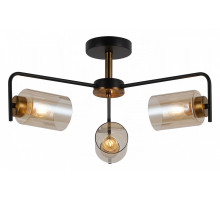 Люстра на штанге ILLUMICO  IL8248-3COU-79 BK GD