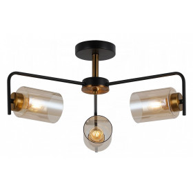 Люстра на штанге ILLUMICO  IL8248-3COU-79 BK GD