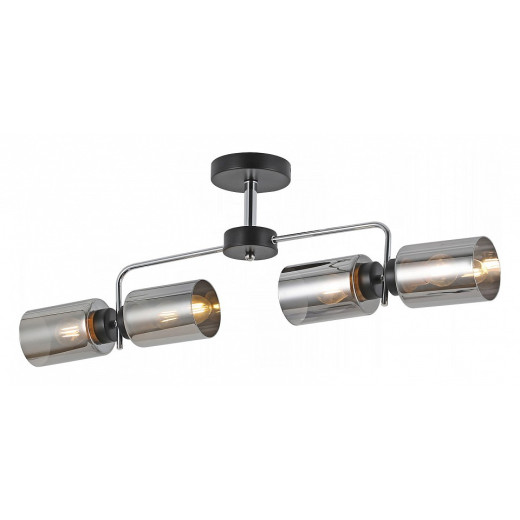 Люстра на штанге ILLUMICO  IL8249-4COU-79 BK CR