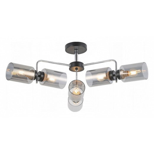 Люстра на штанге ILLUMICO  IL8249-6COU-79 BK CR