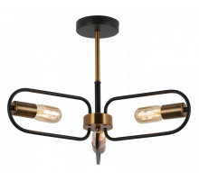 Люстра на штанге ILLUMICO  IL8253-3COU-79 BK GD