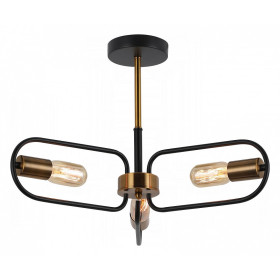 Люстра на штанге ILLUMICO  IL8253-3COU-79 BK GD